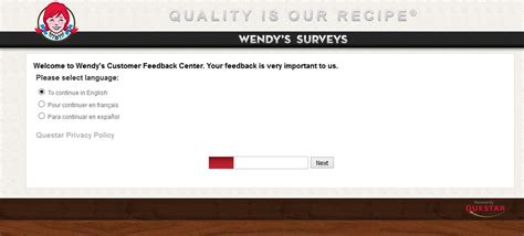 Wendys Survey Guide .